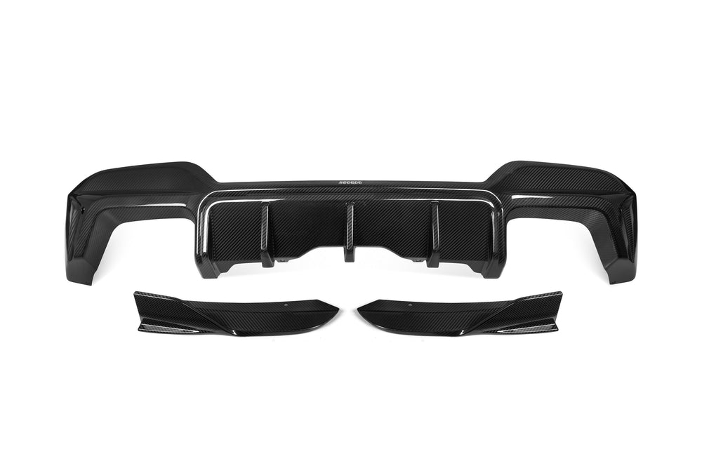 Sooqoo Pre Pregged Dry Carbon Rear Diffuser for BMW X3M F97 LCI 2022+