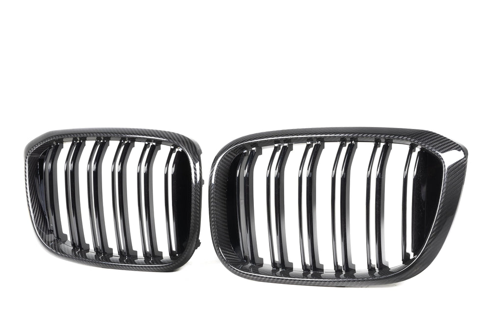 M Performance Style Pre Pregged Dry Carbon Fiber Grille (Dual Slat) for BMW X3 G01 / X4 G02 Pre LCI 2017-2021