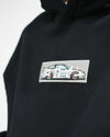 "180SX" Patch Hoodie // BLACK