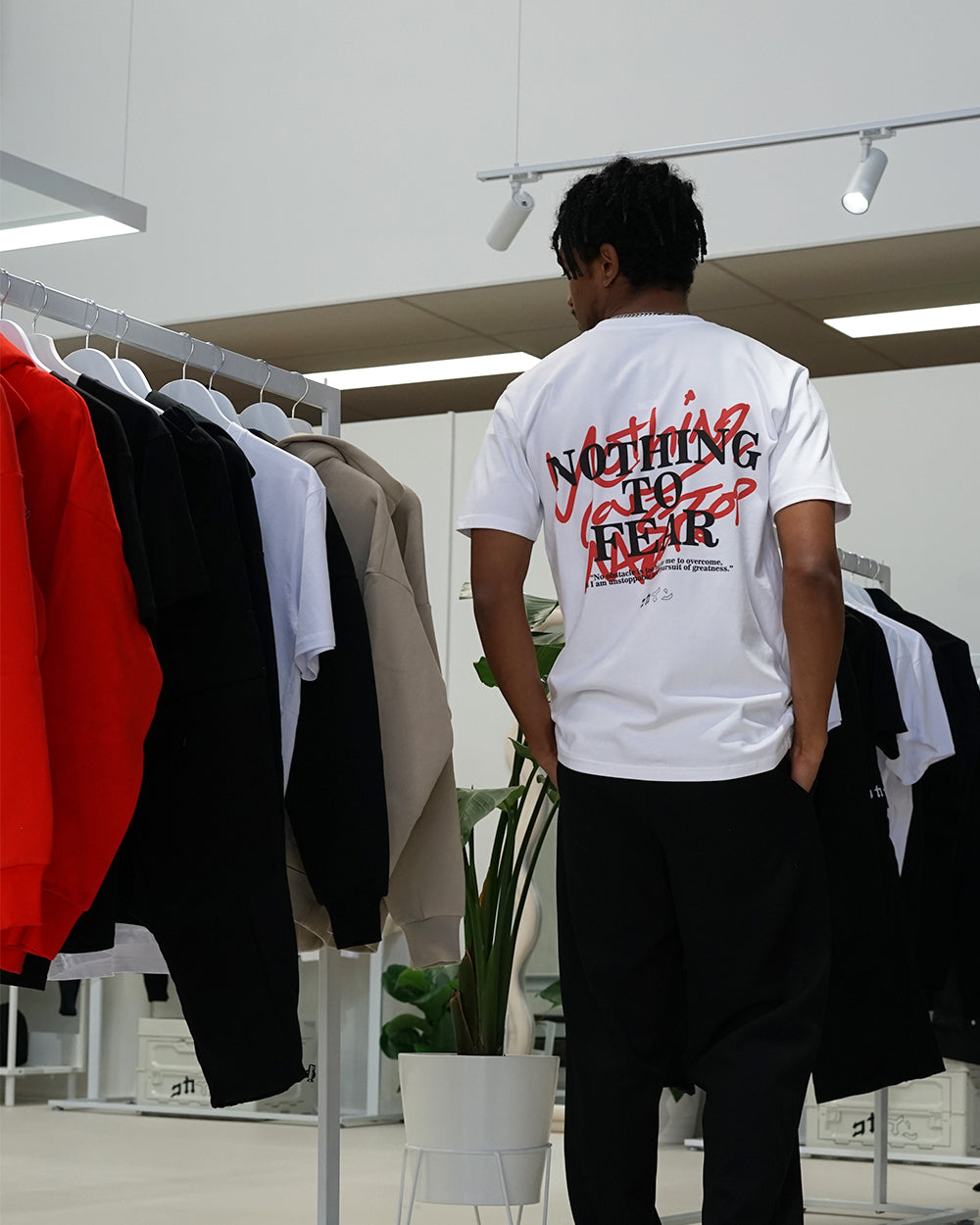 "Nothing To Fear" T Shirt // White