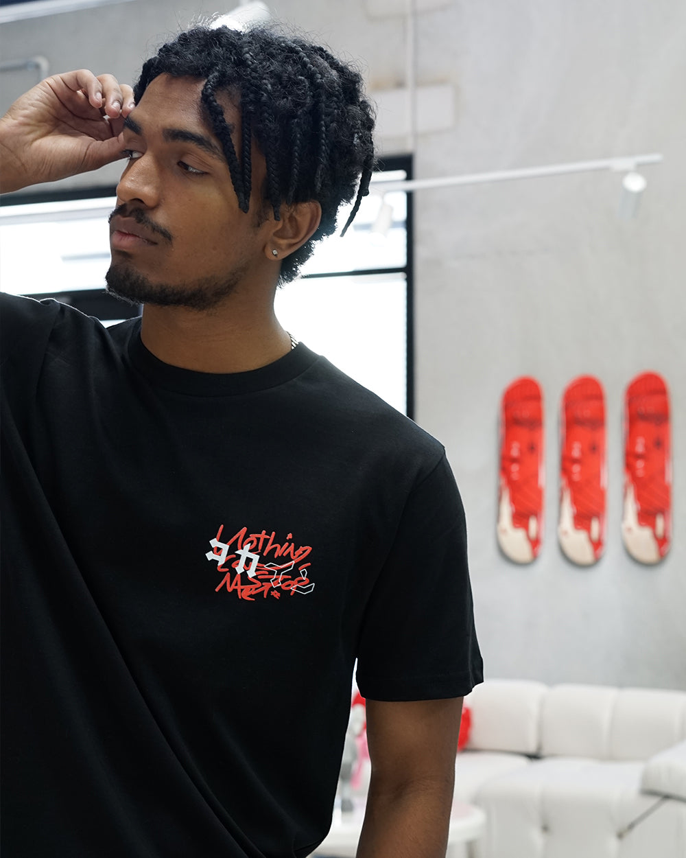 "Nothing To Fear" T Shirt // Black