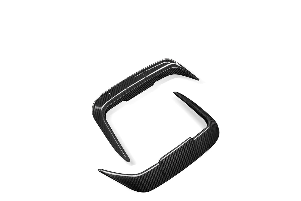 Sooqoo Pre Pregged Dry Carbon Fiber Rear Canard for BMW iX3 G08i LCI 2021+