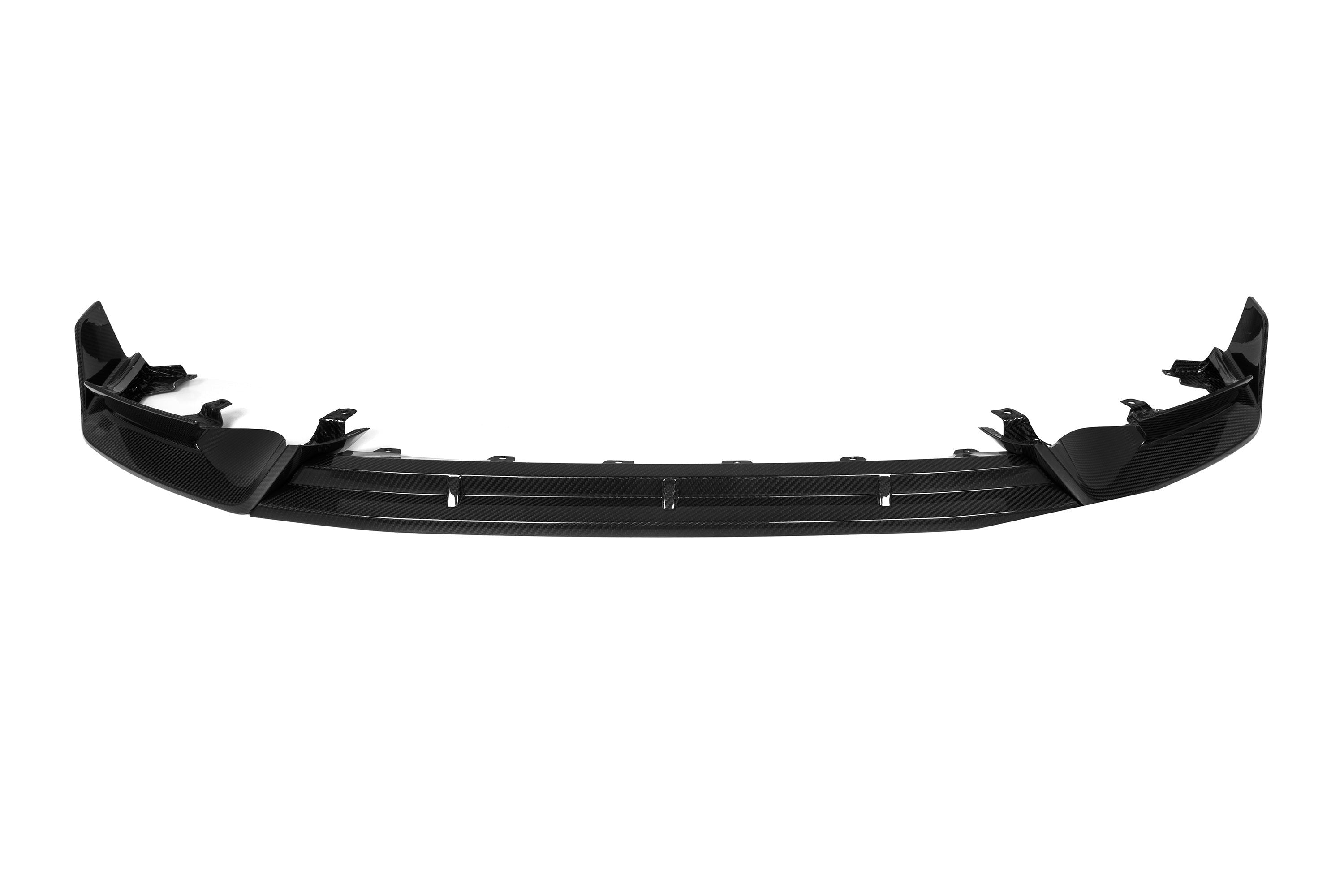 Sooqoo Pre Pregged Dry Carbon Fiber Front Lip for BMW iX3 G08i LCI 2021+