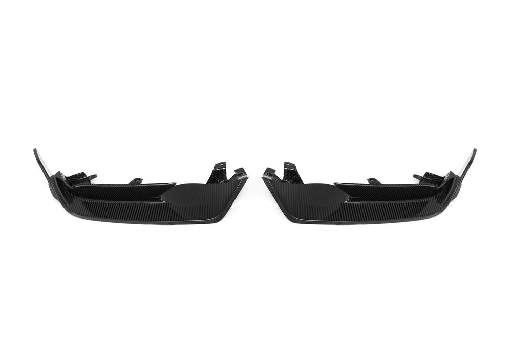 Sooqoo Pre Pregged Dry Carbon Fiber Front Lip for BMW iX3 G08i LCI 2021+