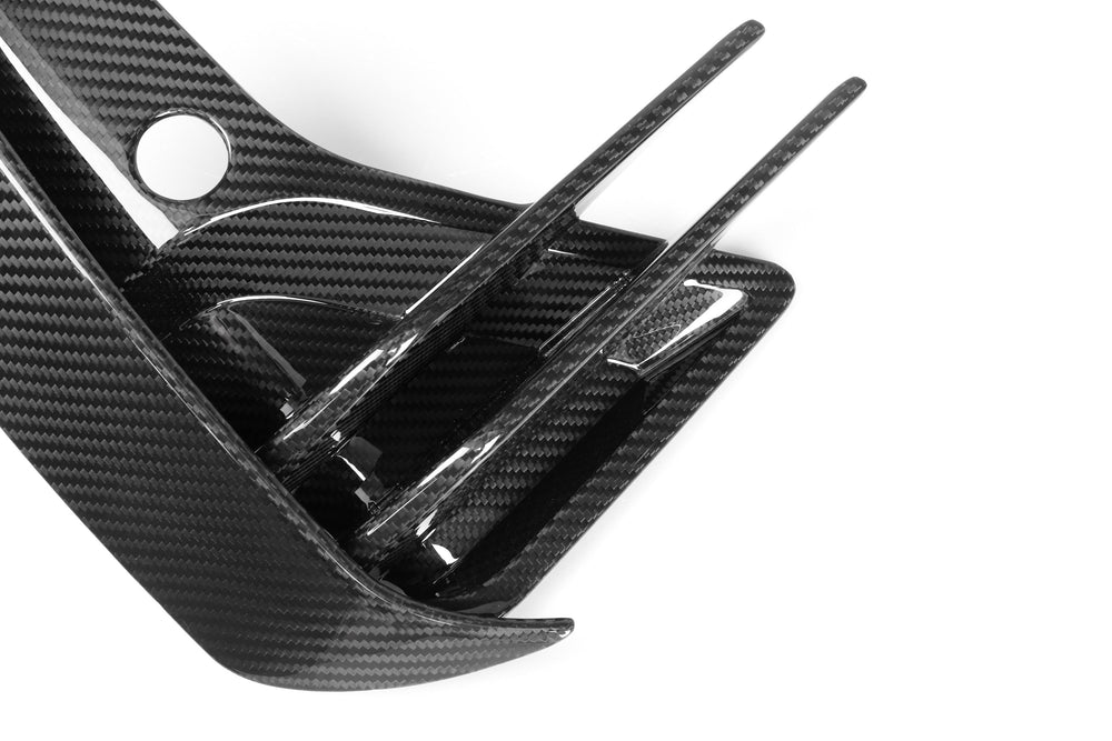 Sooqoo Pre Pregged Dry Carbon Fiber Front Ducts for BMW iX3 G08 LCI 2021+