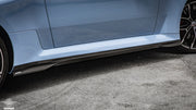 Sooqoo Pre Pregged Dry Carbon Fiber Side Skirts for BMW M2 G87 2023+