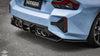 Sooqoo Pre Pregged Dry Carbon Fiber Rear Diffuser for BMW M2 G87 2023+