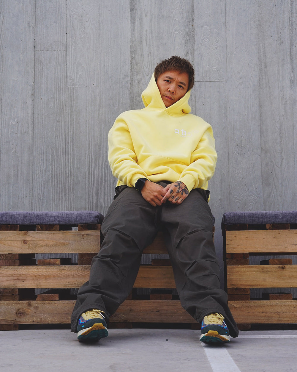 Cargo Wide Pants /// Green Khaki