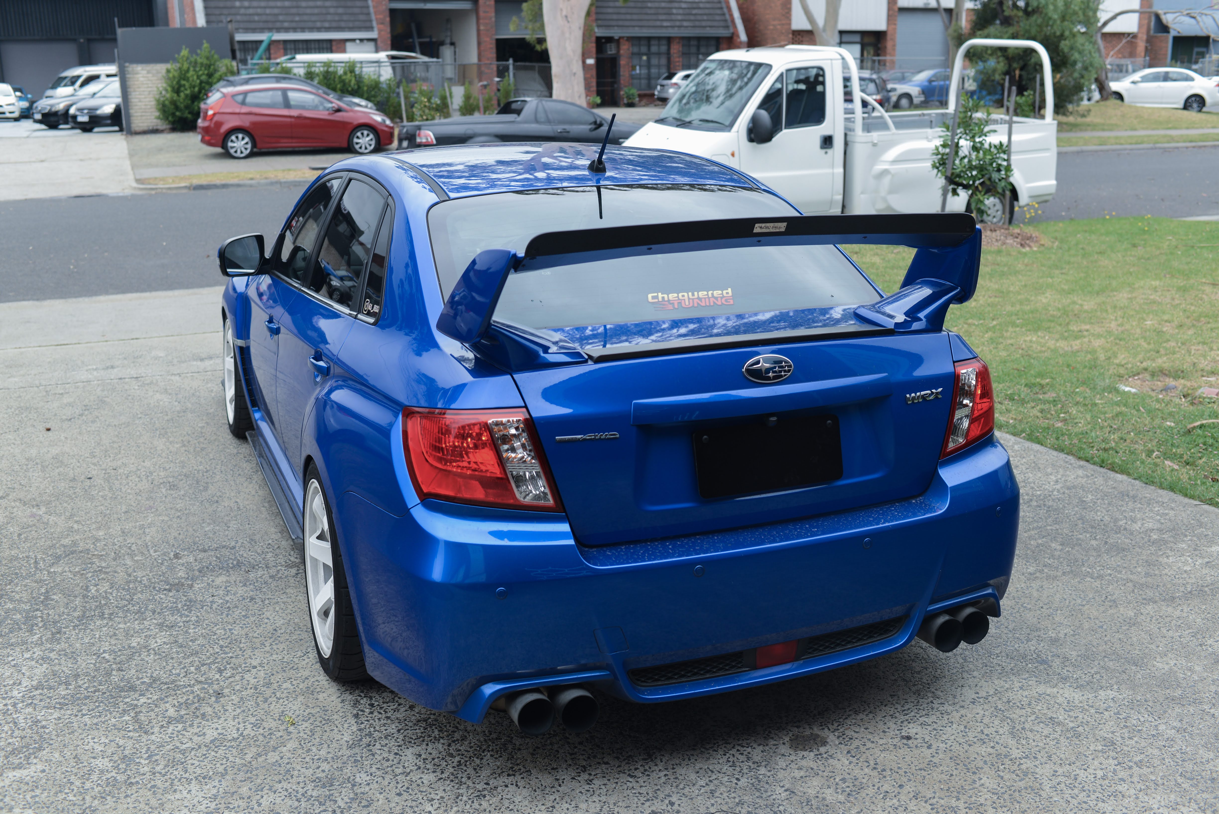 Subaru G3 WRX STI Wing Extension (face-lifted Sedan)