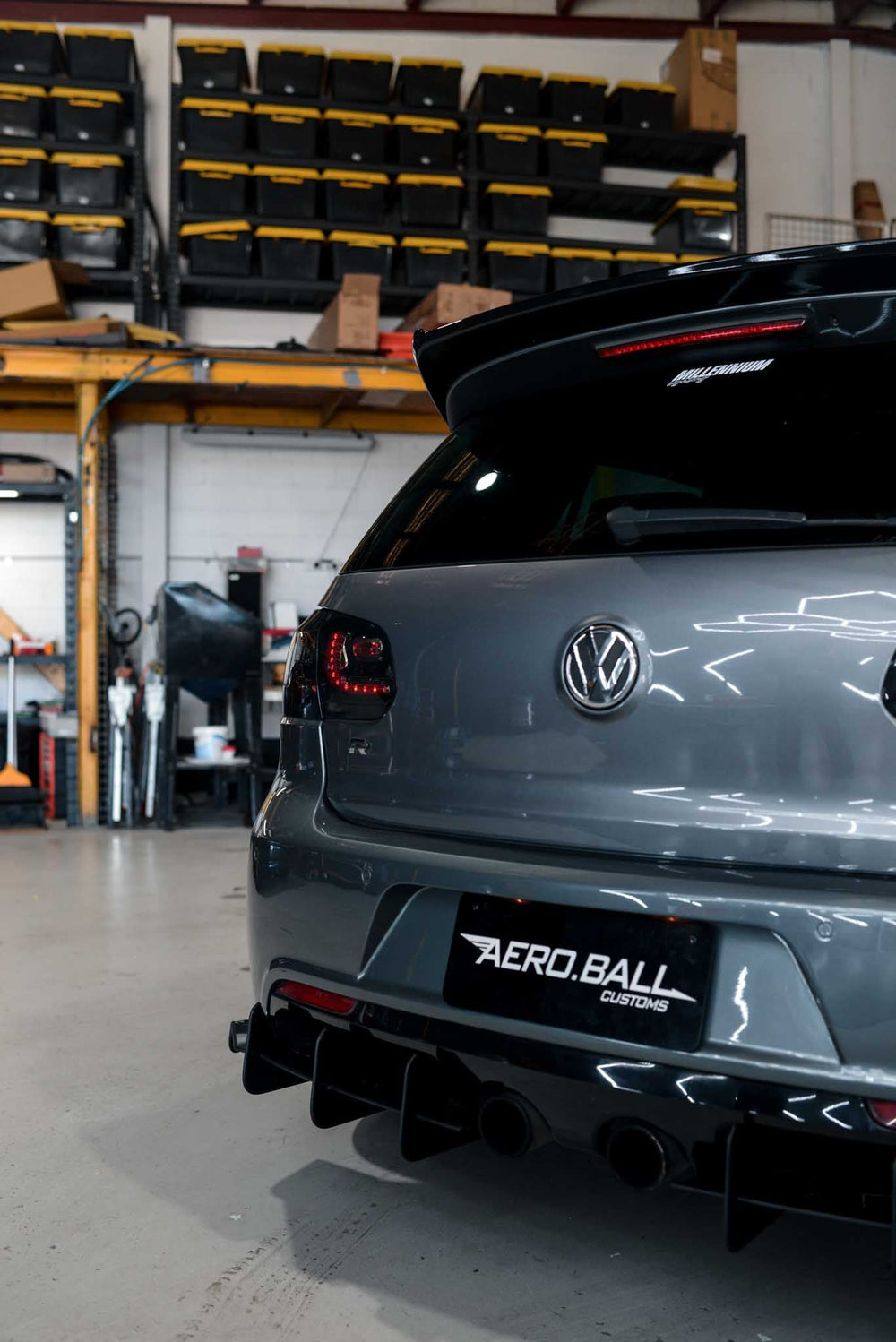 Volkswagen Golf MK6R Rear Diffuser