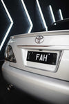 Slimline Number Plate Frame (Plain)