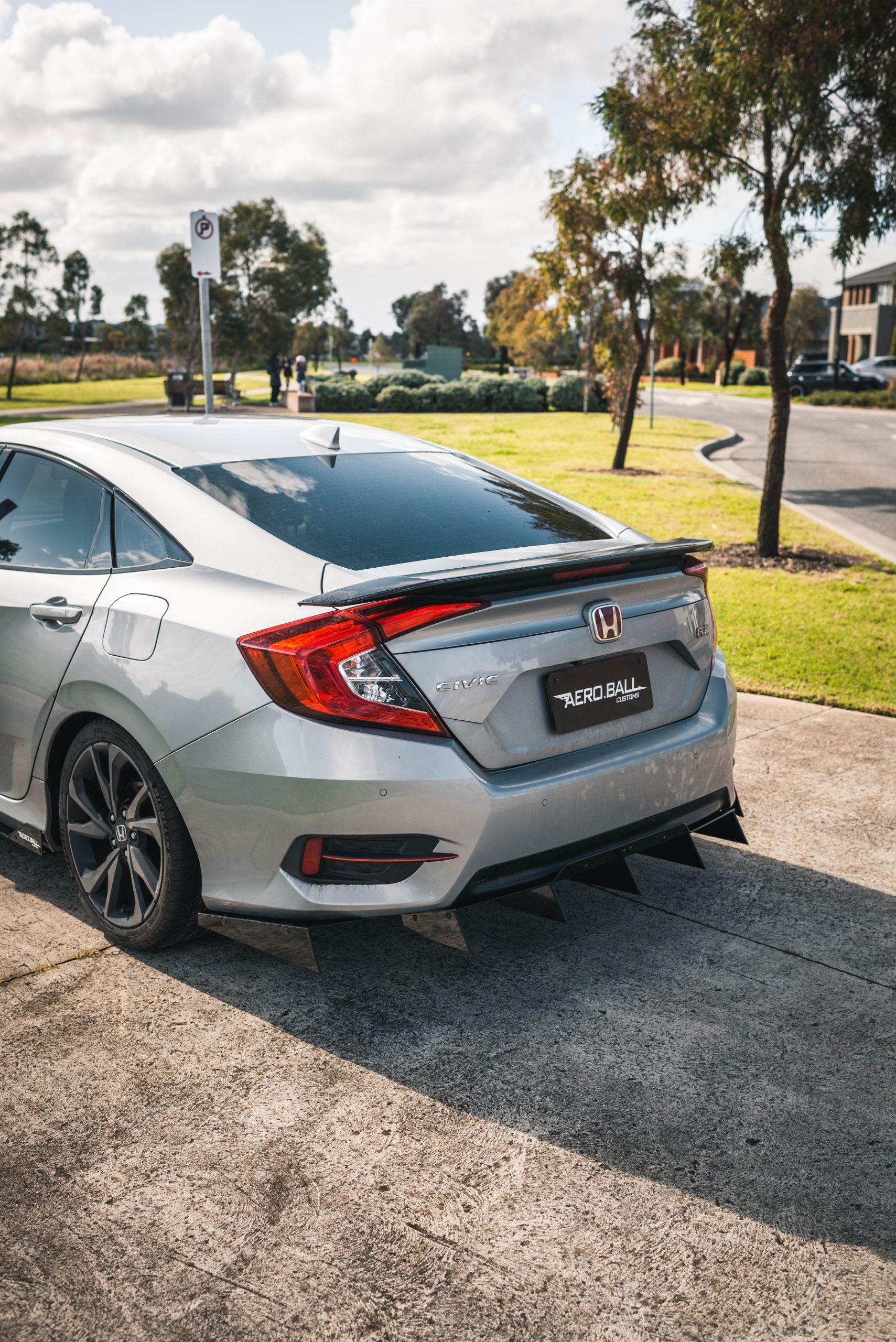 Honda Civic 10th Gen Rear Diffuser (Sedan Models)