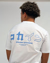 "Dream Chaser" T Shirt // Blue / White