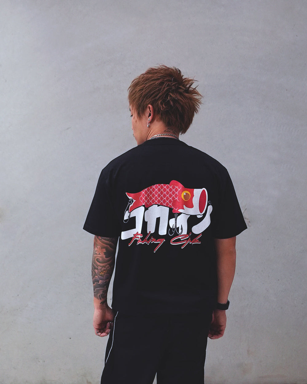 Fishing Club T Shirt // Black