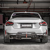 Sooqoo Pre Pregged Dry Carbon Fiber Rear Spats for BMW 2 Series G42 2022+