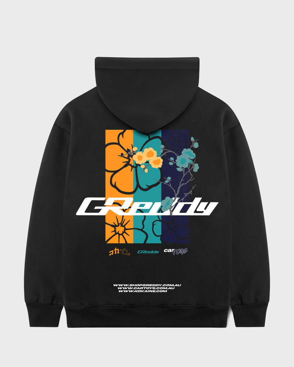 "GReddy" Collab Hoodie // BLACK