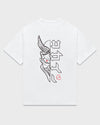 "Hanbun Hannya" T Shirt // White