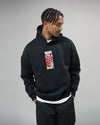"Hannya" Patch Hoodie // BLACK