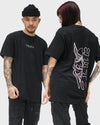 "Hanbun Hannya" T Shirt // Black