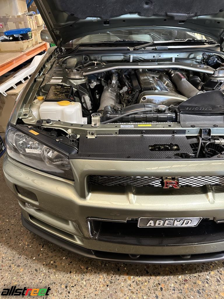 Nissan Skyline R34 Cooling Panel Dry Carbon