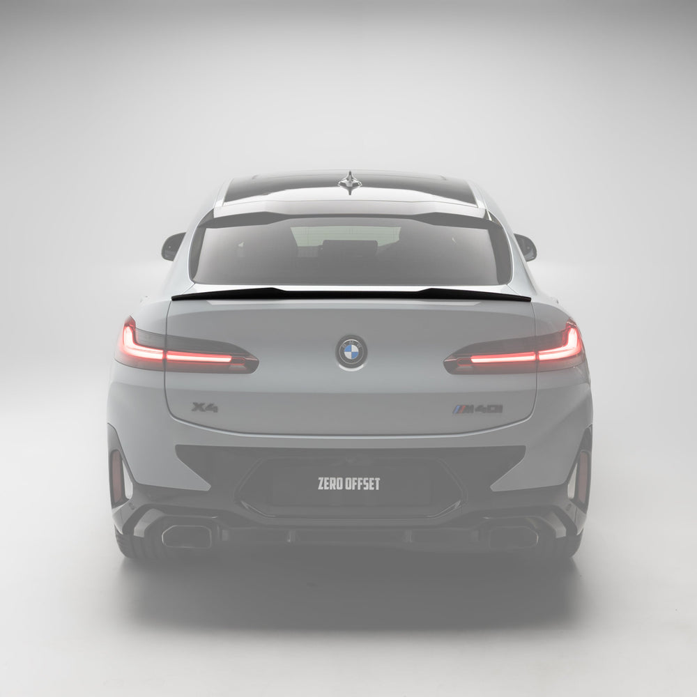 M Performance Style Pre Pregged Dry Carbon Fiber Spoiler for BMW X4 G02 / X4M F98 2019+