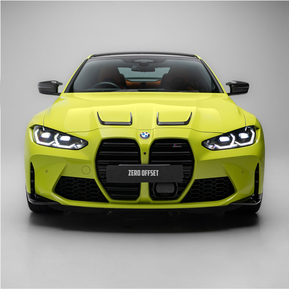 Sooqoo Pre Pregged Dry Carbon Hood Vent Trim for BMW M3 G80 G81 / M4 G82 G83 2020+