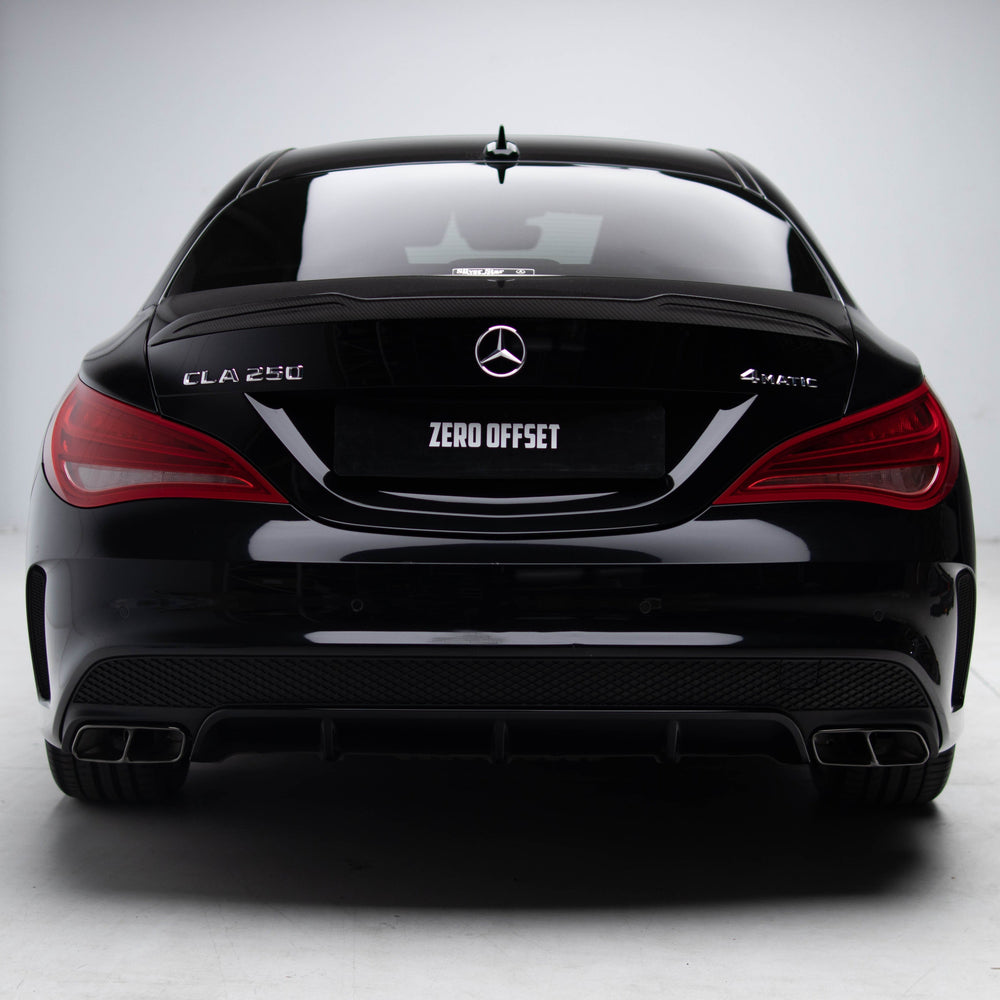 X-Style Pre Pregged Dry Carbon Fiber Spoiler for Mercedes-Benz CLA C117 Coupe 2013-2019