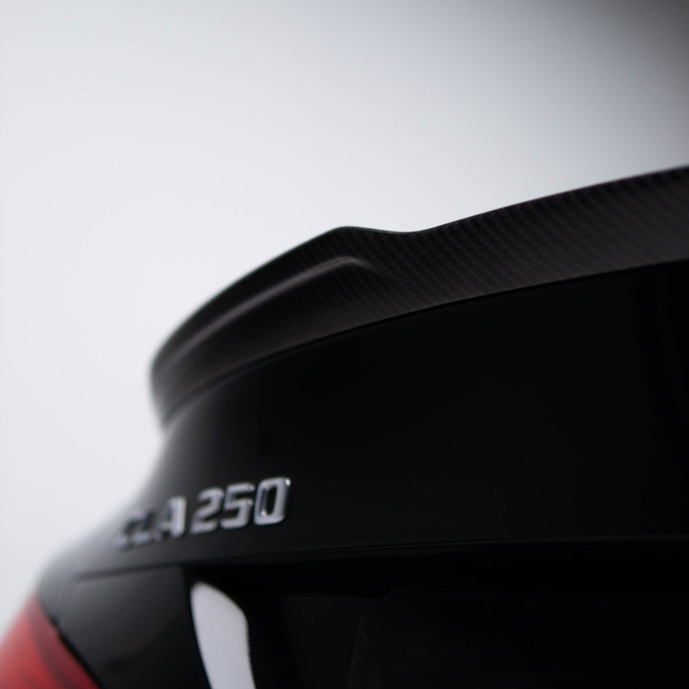 X-Style Pre Pregged Dry Carbon Fiber Spoiler for Mercedes-Benz CLA C117 Coupe 2013-2019