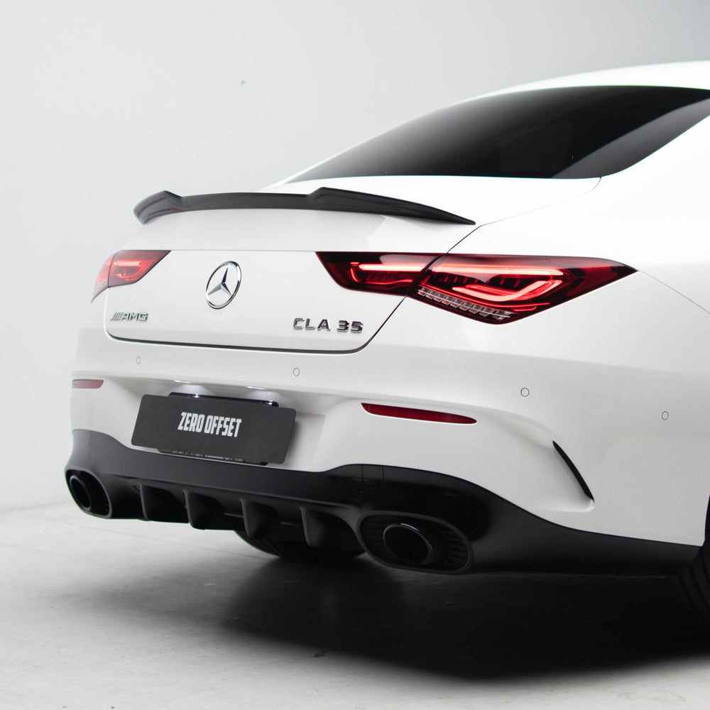 X-Style Pre Pregged Dry Carbon Fiber Spoiler for Mercedes-Benz CLA C118 Coupe 2020+