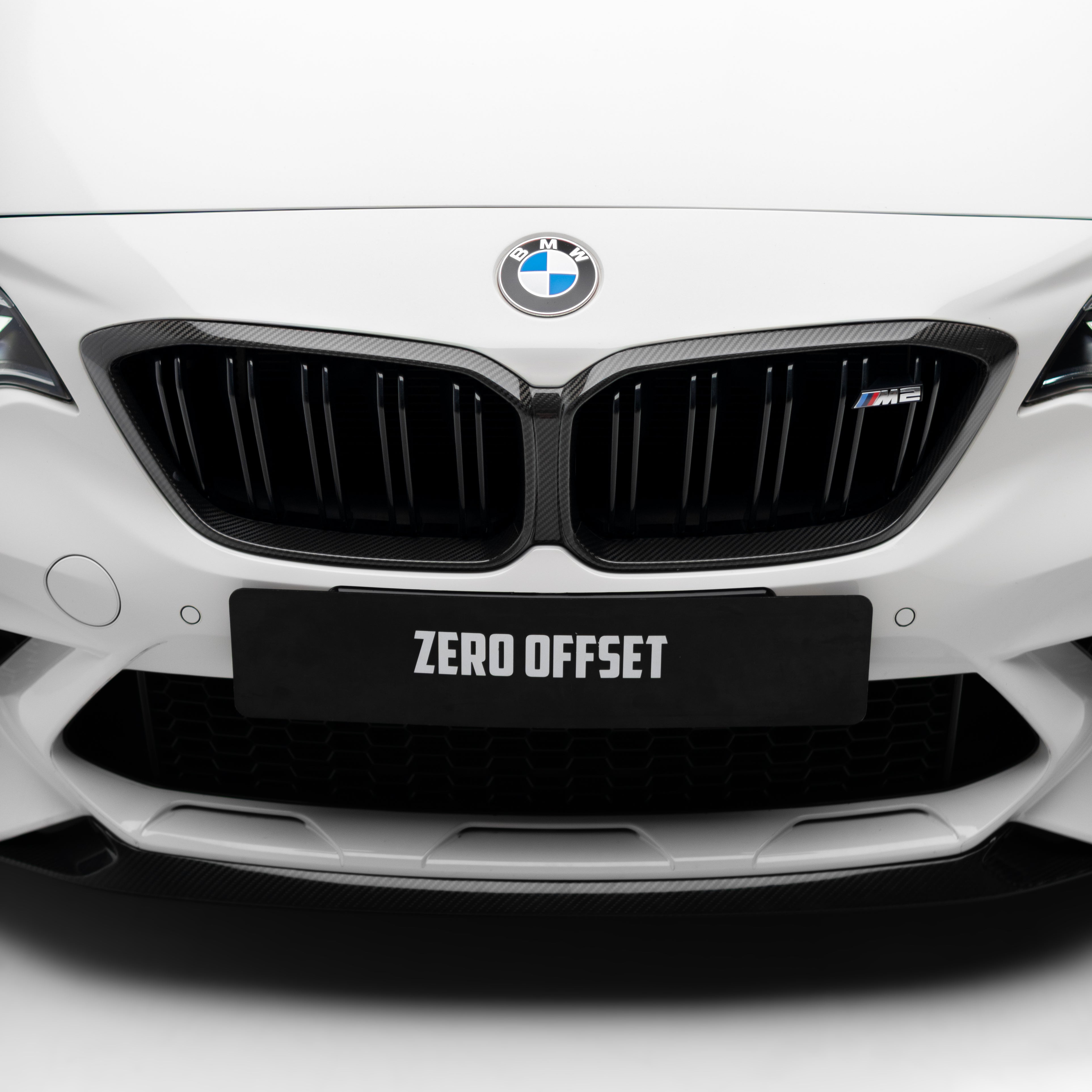 M Performance Style Pre Pregged Dry Carbon Fiber Grille (Dual Slat) for BMW 2 Series F22 F23 / M2 F87 Non Comp 2014-2020