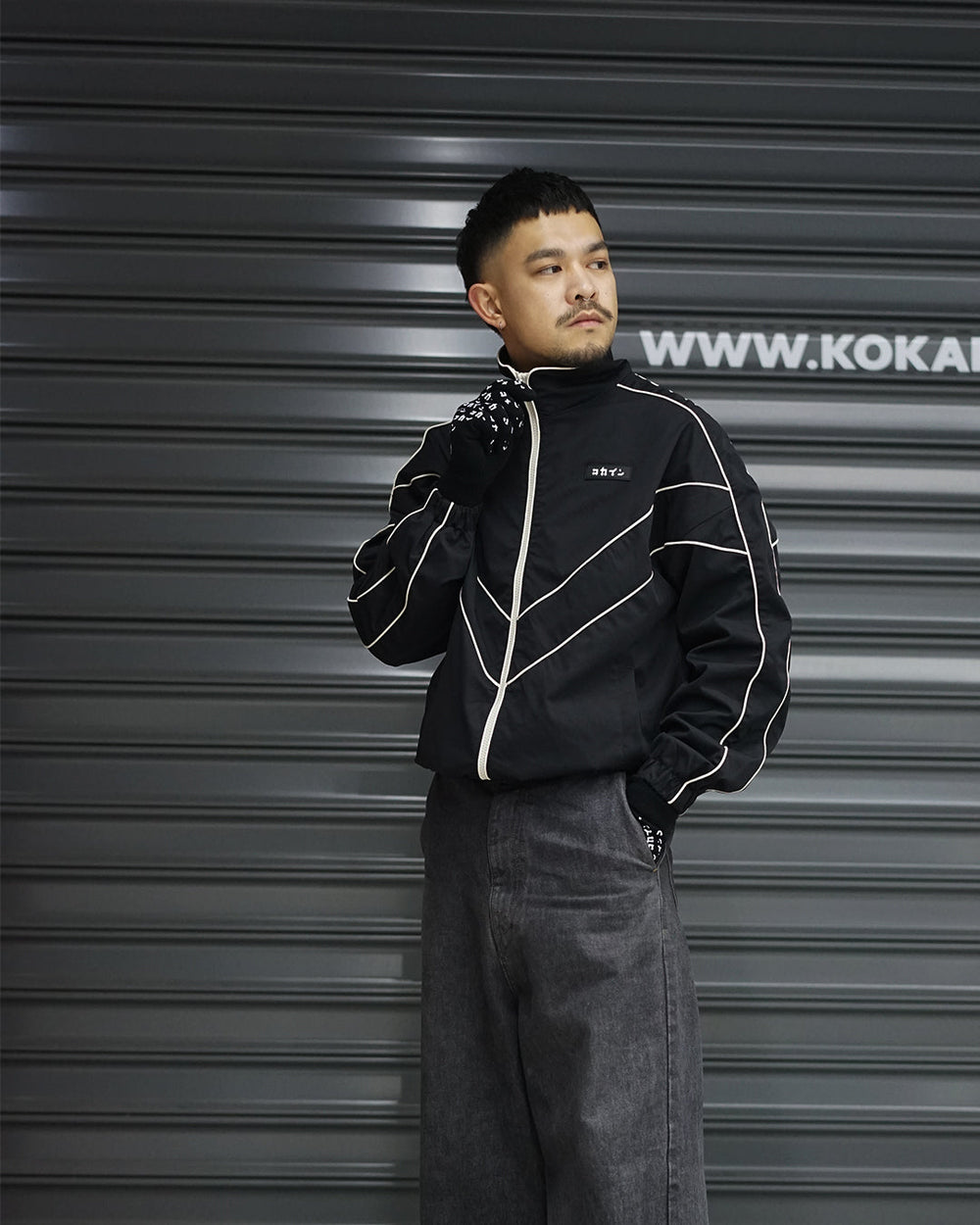Piping Logo Jacket ///