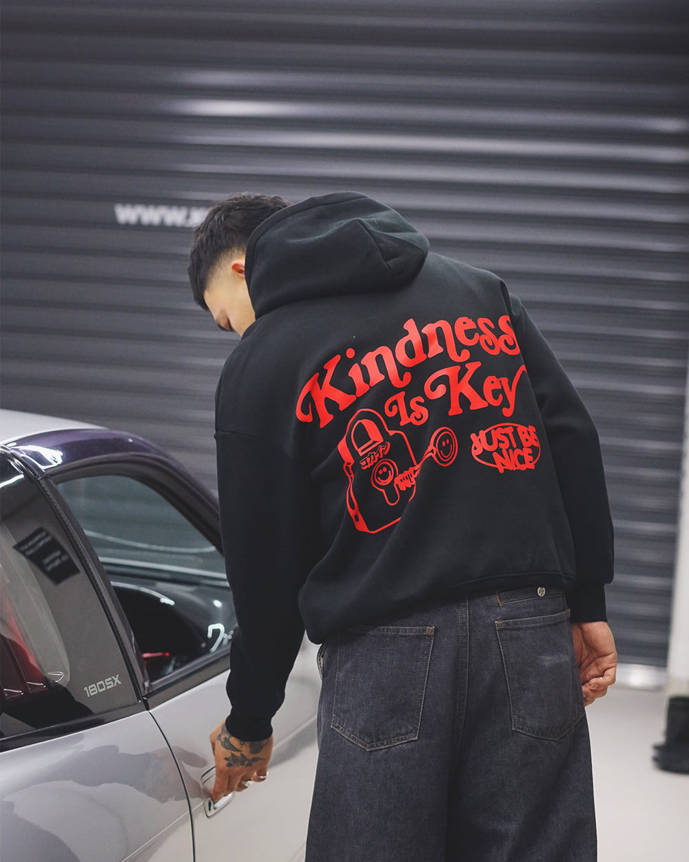 Kindness Is Key Hoodie // BLACK