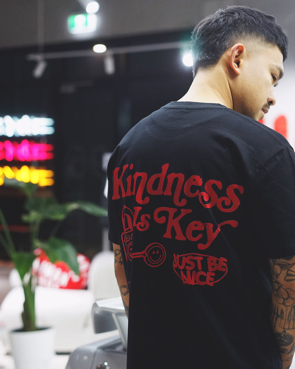 Kindness Is Key T Shirt // Black