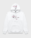 White / Pink Blossom V2 //// Hoodie