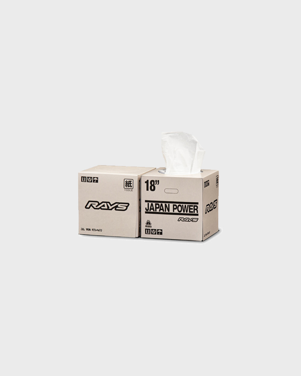 Rays WHEEL PACKAGE TISSUE BOX 24S IVORY