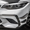 Sooqoo Pre Pregged Dry Carbon Fiber Front Side Vent Trim for BMW M2 F87 LCI