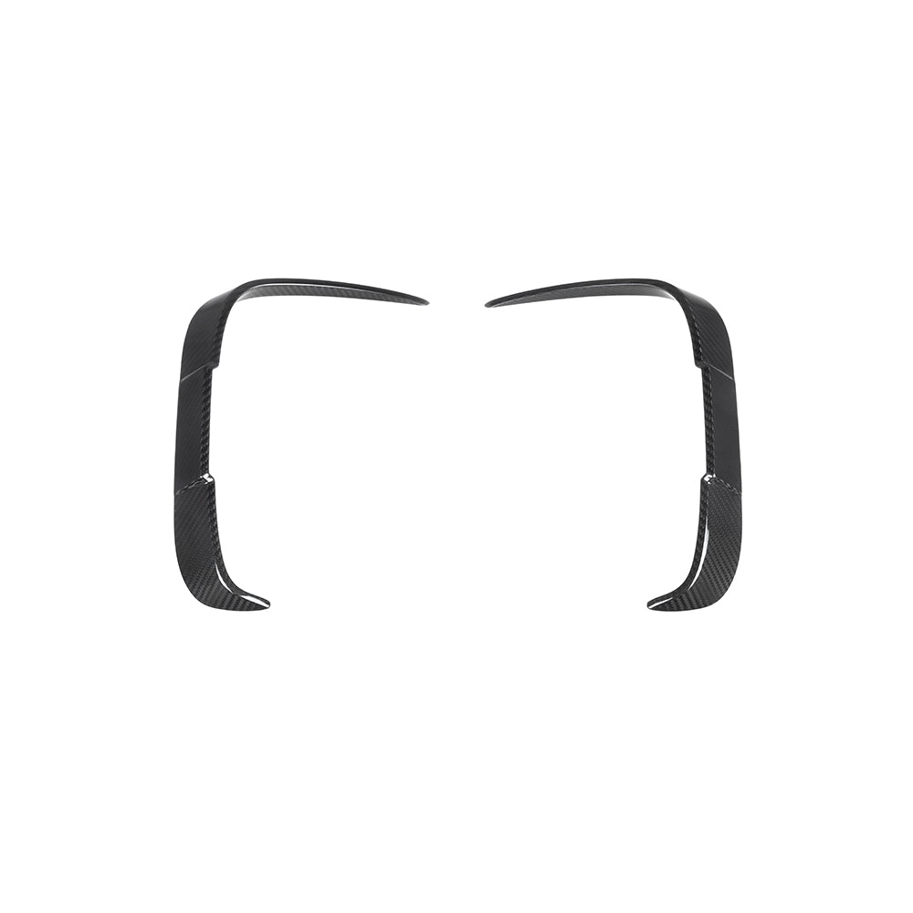 Sooqoo Pre Pregged Dry Carbon Fiber Rear Side Vent Trim for BMW M2 F87