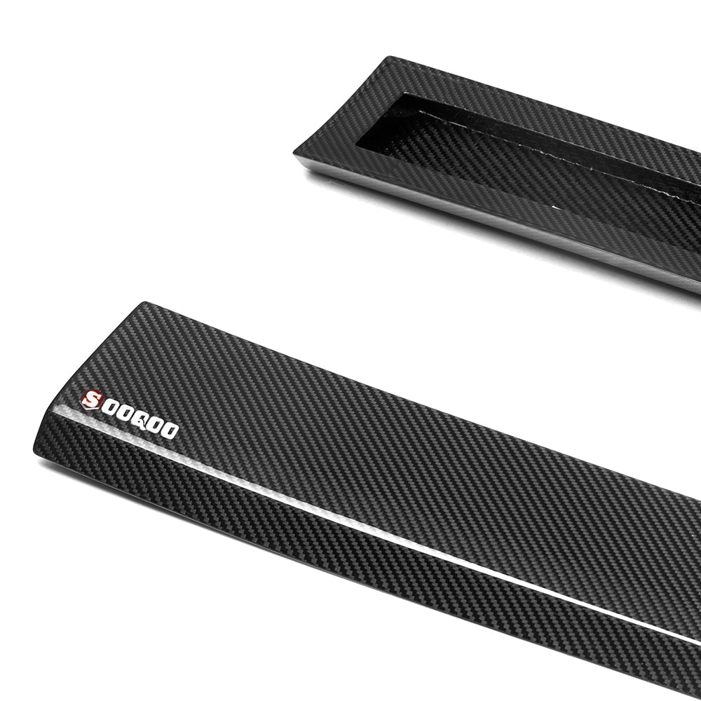 Sooqoo Pre Pregged Dry Carbon Fiber Side Skirt for BMW M5 G90
