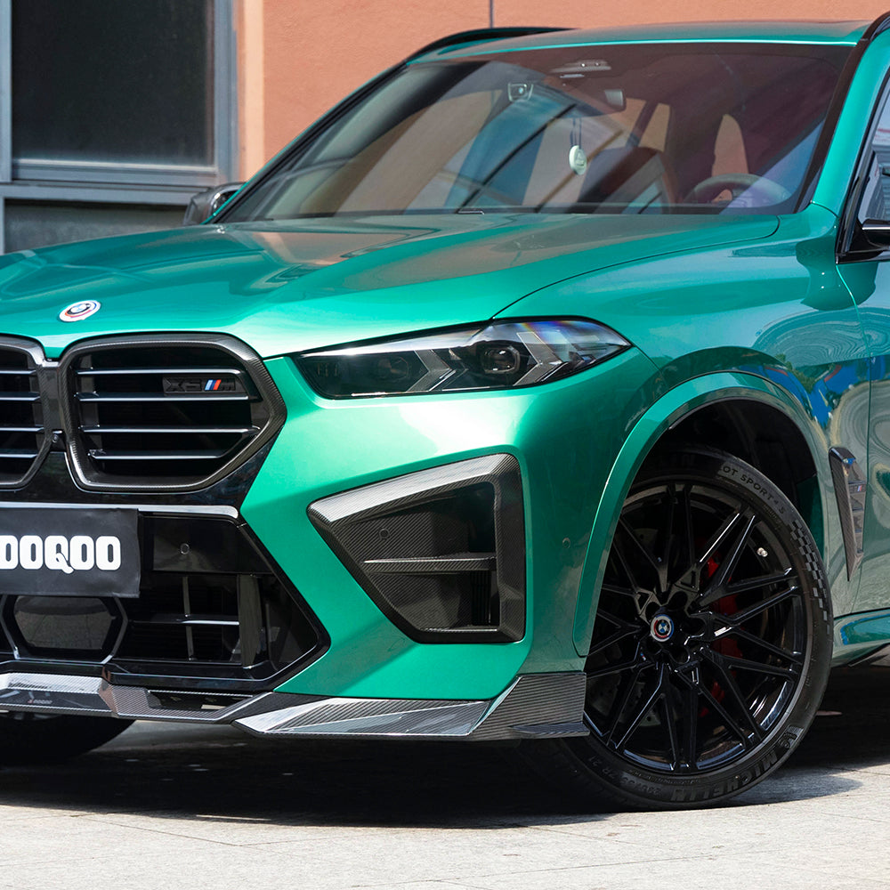 Sooqoo Pre Pregged Dry Carbon Fiber Front Duct for BMW X5M F95 LCI