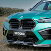 Sooqoo Pre Pregged Dry Carbon Fiber Front Lip for BMW X5M F95 LCI