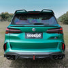 Sooqoo Pre Pregged Dry Carbon Fiber Rear Vent Trim for BMW X5M F95 LCI