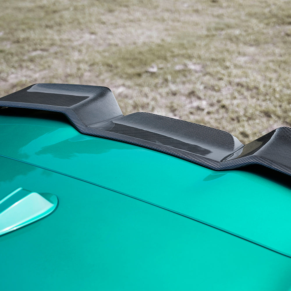 Sooqoo Pre Pregged Dry Carbon Fiber Roof Spoiler for BMW X5M F95