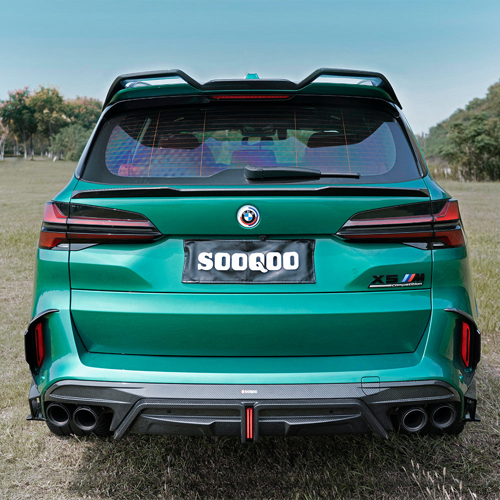 Sooqoo Pre Pregged Dry Carbon Fiber Spoiler for BMW X5M F95