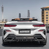 Sooqoo Pre Pregged Dry Carbon Fiber Rear Diffuser for BMW 8 Series G14 G15
