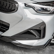 Sooqoo Pre Pregged Dry Carbon Fiber Front Air Duct for BMW 2 Series G42 2022+