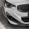 Sooqoo Pre Pregged Dry Carbon Fiber Front Air Duct for BMW 2 Series G42 2022+
