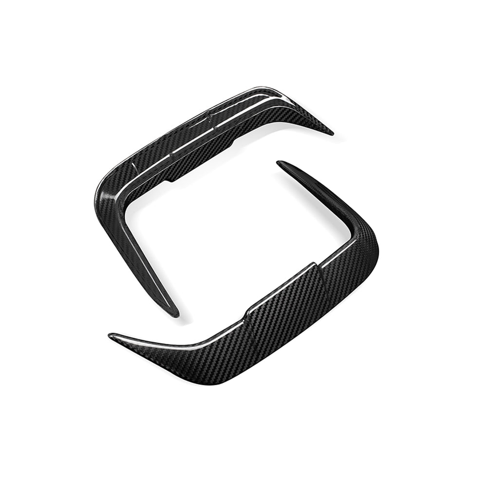 Sooqoo Pre Pregged Dry Carbon Rear Canards for BMW X3M F97 LCI 2022+