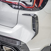 Sooqoo Pre Pregged Dry Carbon Rear Canards for BMW X3 G01 LCI 2022+