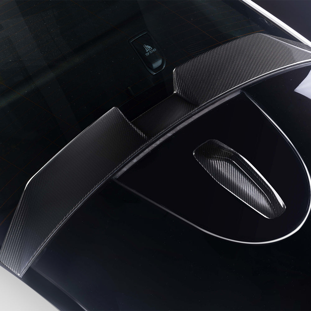 Sooqoo Pre Pregged Dry Carbon Fiber Roof Spoiler for BMW M5 G90
