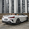 Sooqoo Pre Pregged Dry Carbon Fiber Side Skirt for BMW 8 Series G14 G15